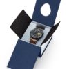 Montre PAF Athos 4 A4-100C-668047 chronographe. Bracelet cuir marron. Ecrin.