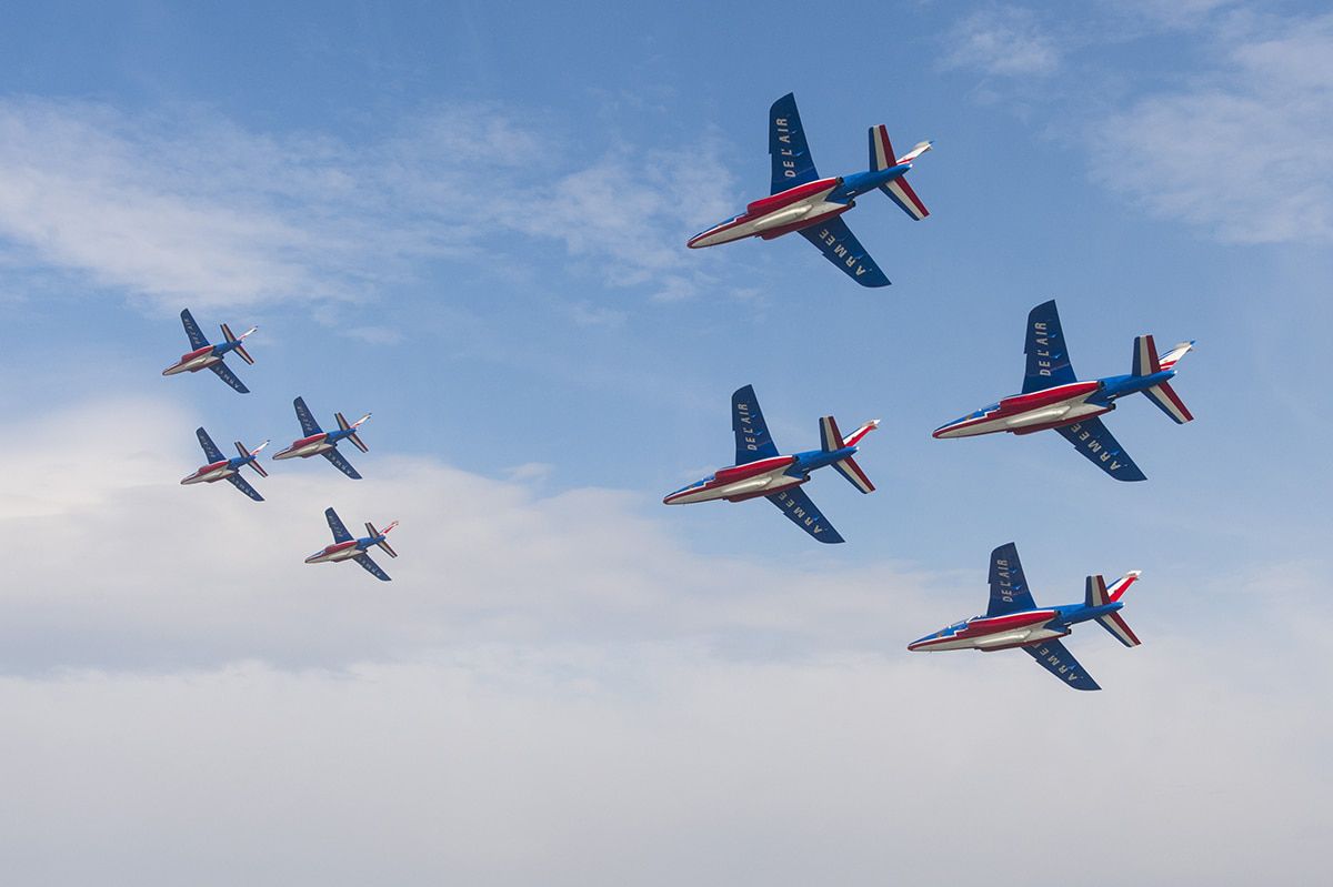 Décollage Patrouille de France