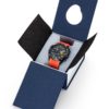 Montre PAF Athos 4 A4-100C-668048 chronographe. Bracelet silicone orange