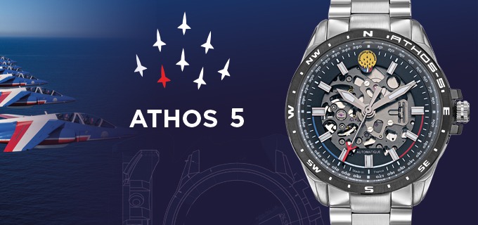 Montres Aviateur Patrouille de France Athos5 Automatique