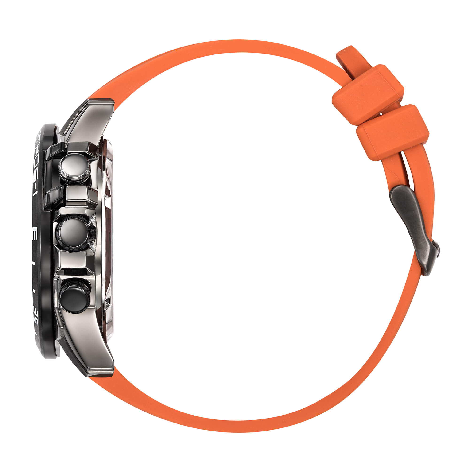 Montre analogique pour voiture à cadran orange Carlinéa - Feu Vert