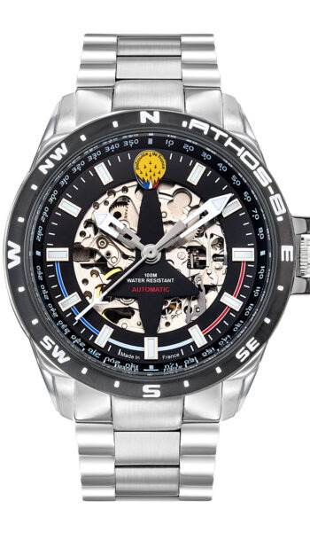 Montre Automatique Acier Cadran Noir A8-100ED-668129