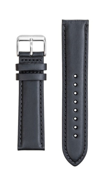 Bracelet Cuir Noir 22mm