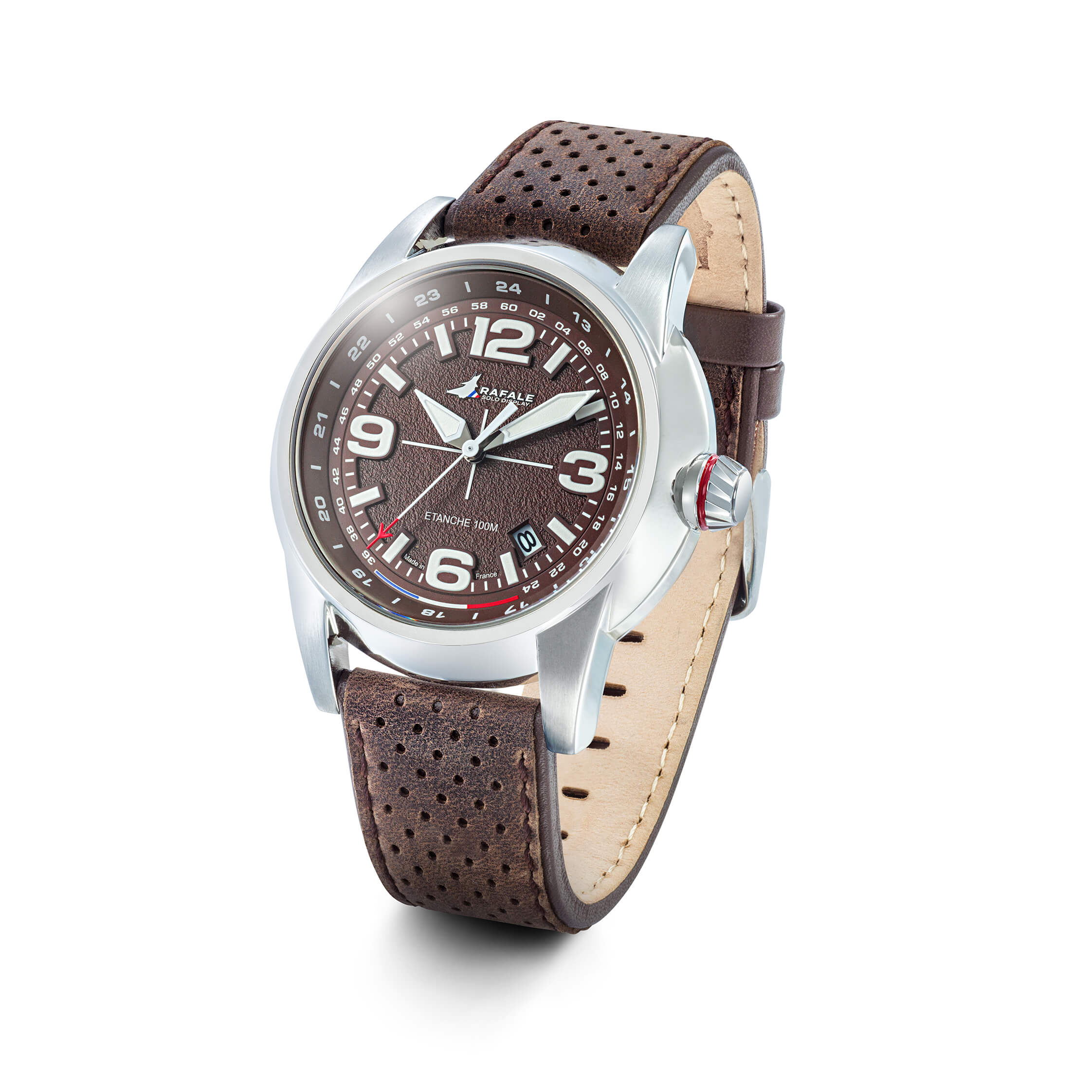 666021 Montre Rafale Solo Display Marron
