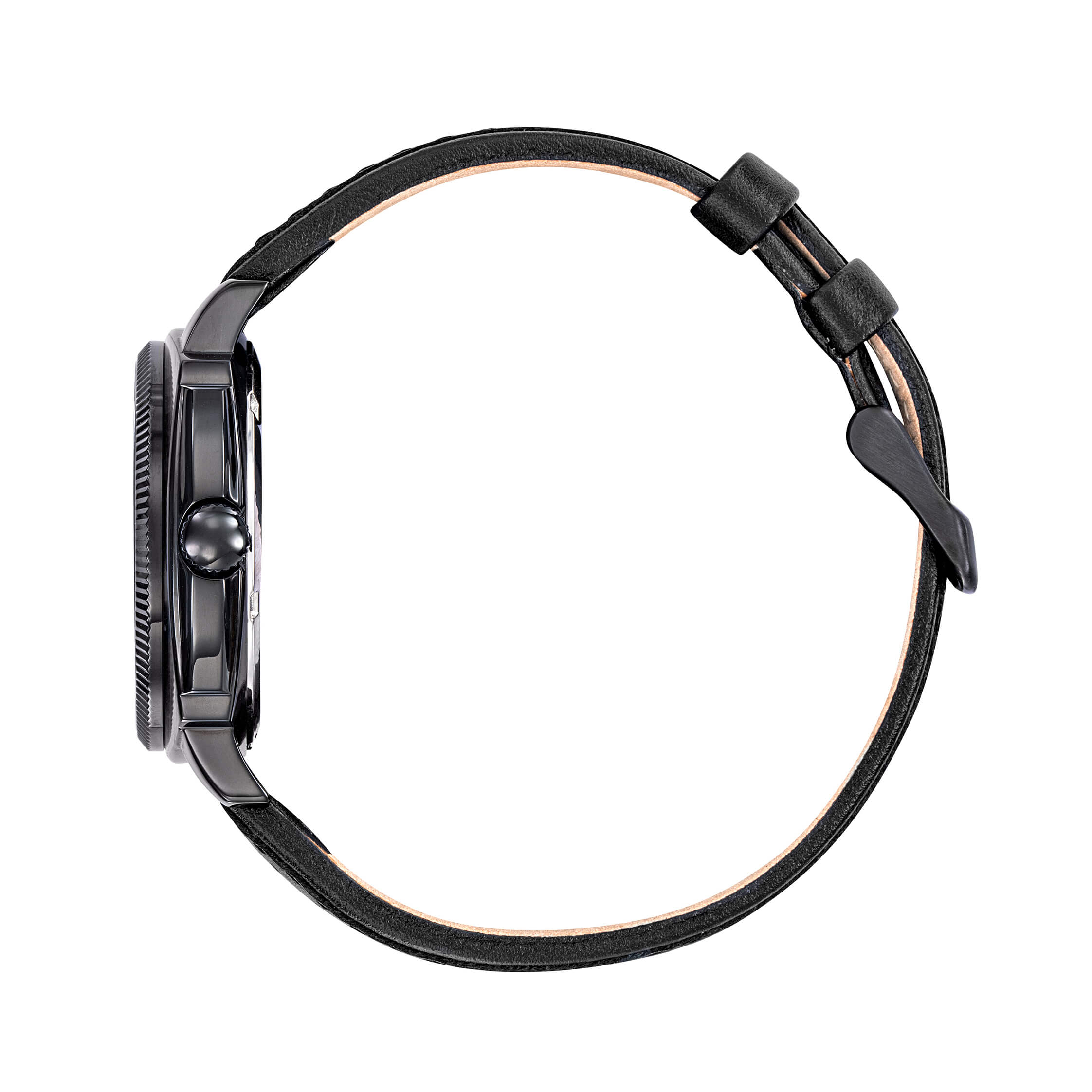 666033 Montre Rafale Solo Display Noir Profil